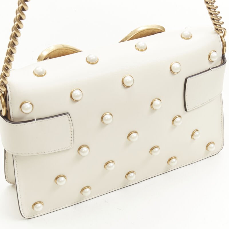 Gucci Bee Pearl Bag - Image 11