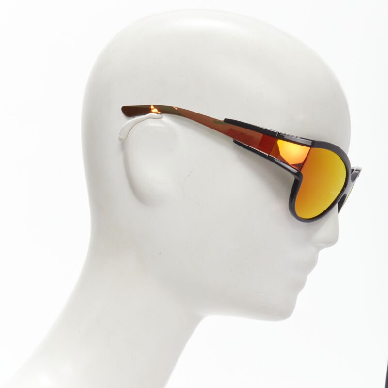 Balenciaga Wrap Shield Sunglasses - 4
