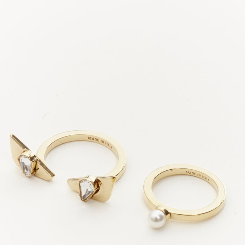 Fendi Bug Eye Rings - Back view