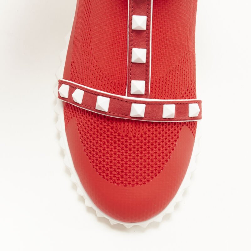 Valentino Garavani Rockstud Knit Sneaker - Detail 1