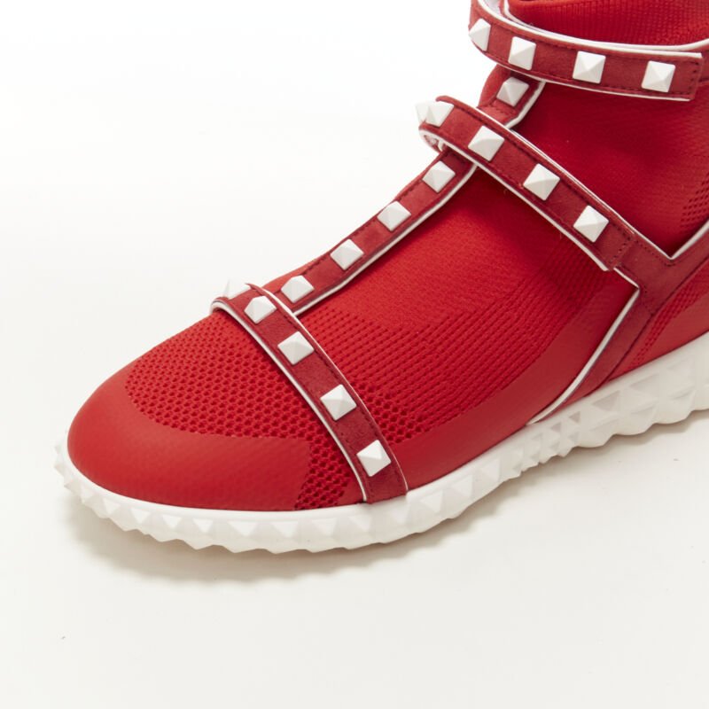 Valentino Garavani Rockstud Knit Sneaker - Detail 2
