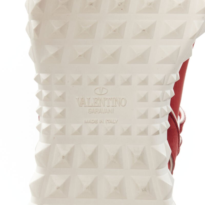 Valentino Garavani Rockstud Knit Sneaker - Image 12