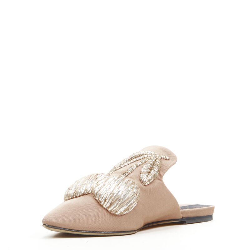 Sanayi 313 Crystal Suede slippers - 4