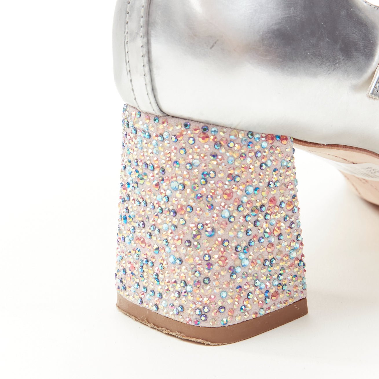 Sophia Webster Silver Butterfly Heels - Image 10