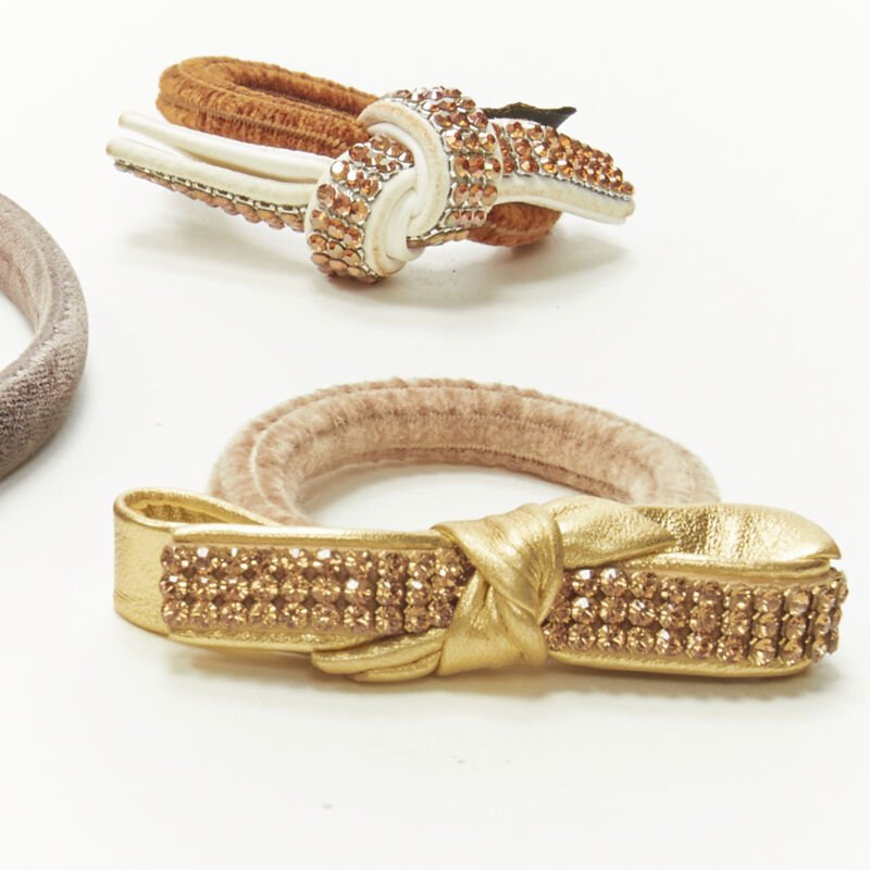 Alexandre De Paris Velvet Bow Hair Tie - Image 6