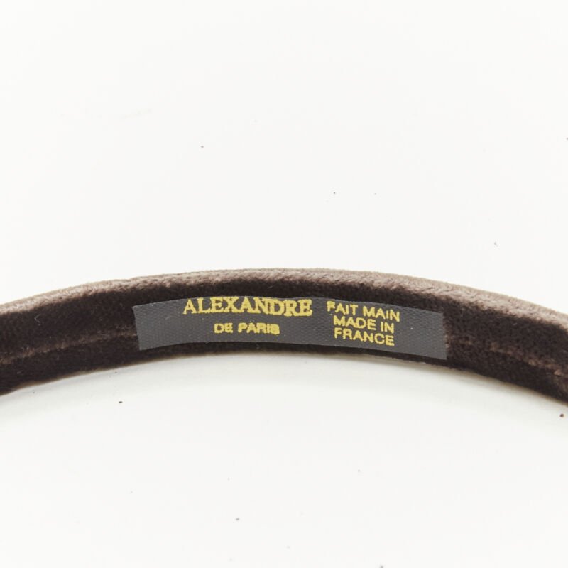 Alexandre De Paris Velvet Bow Hair Tie - Detail 2