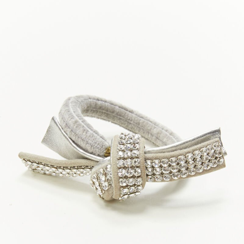 Unsigned / متعددة Silver Tassel Hair Tie - Image 6