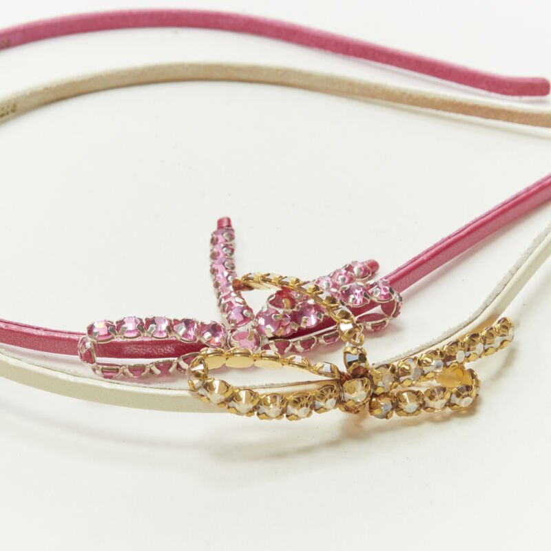 Unsigned / متعددة Ribbon Bow Headband - Back view