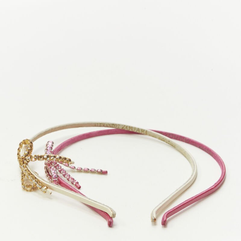 Unsigned / متعددة Ribbon Bow Headband - Side view