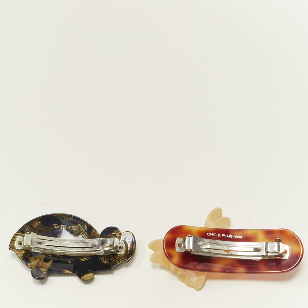 Unsigned / متعددة Turtle Hair Clip - 4