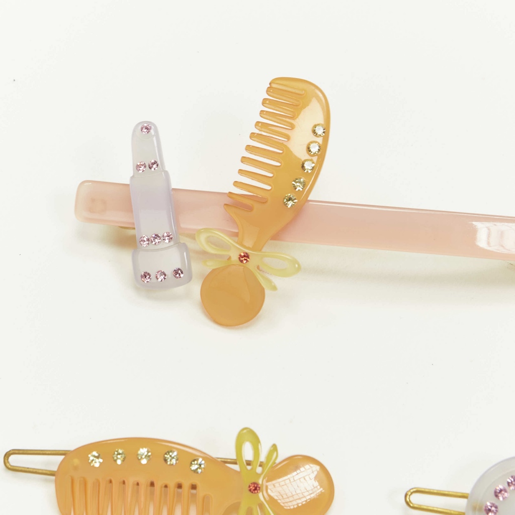 Unsigned / متعددة Lipstick Hair Clips - Image 6