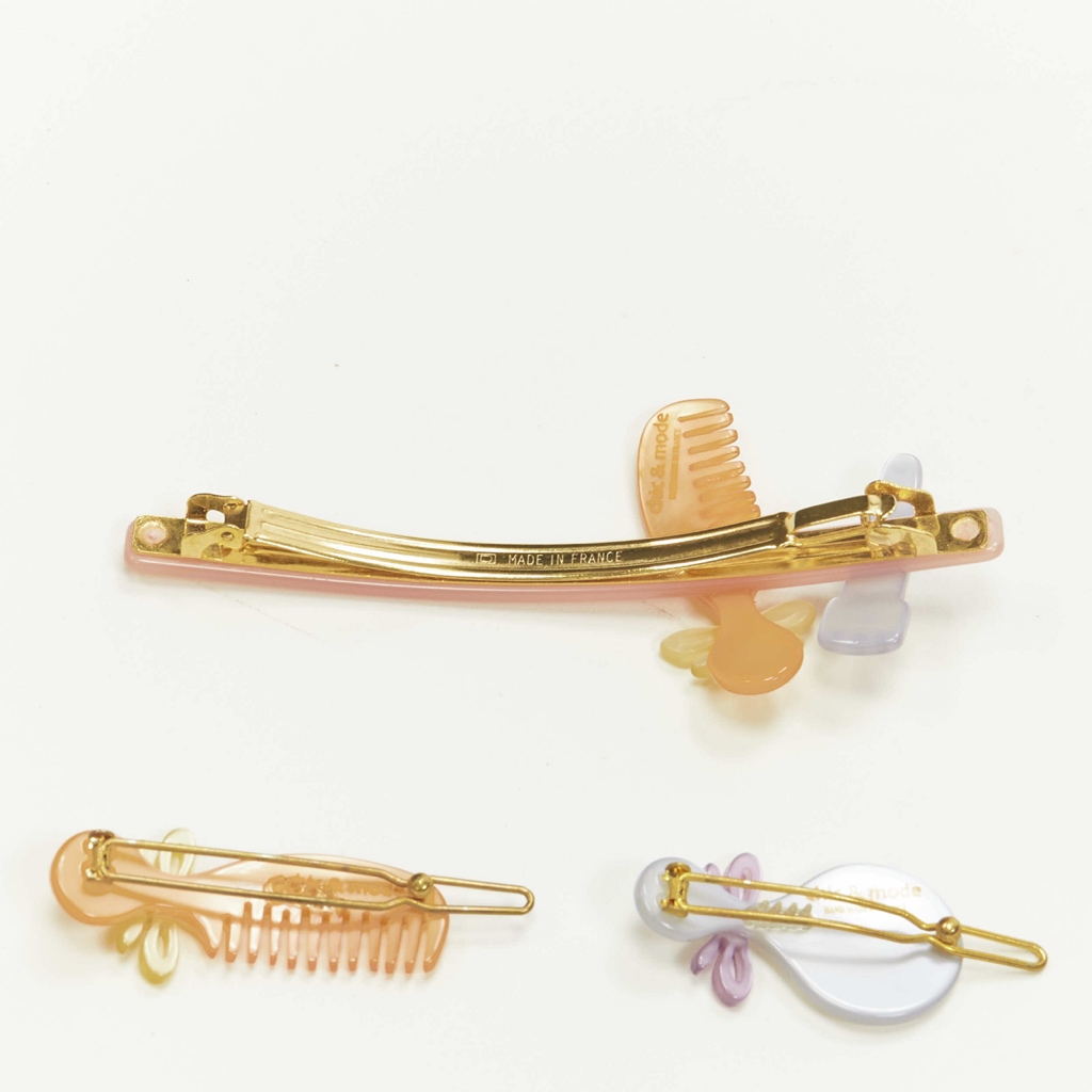 Unsigned / متعددة Lipstick Hair Clips - 4