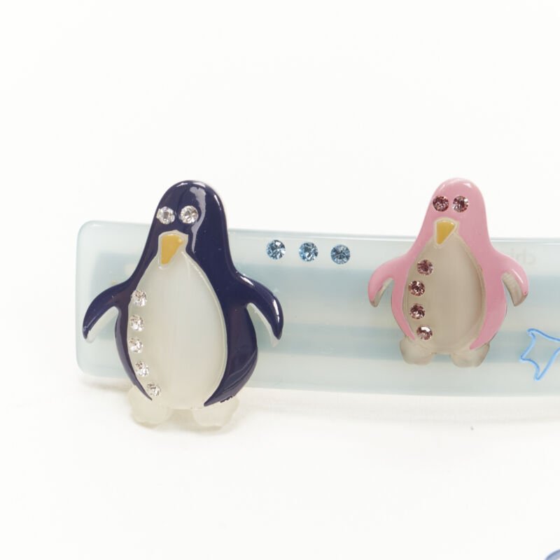 Unsigned / متعددة Penguin Hair Clips - 4