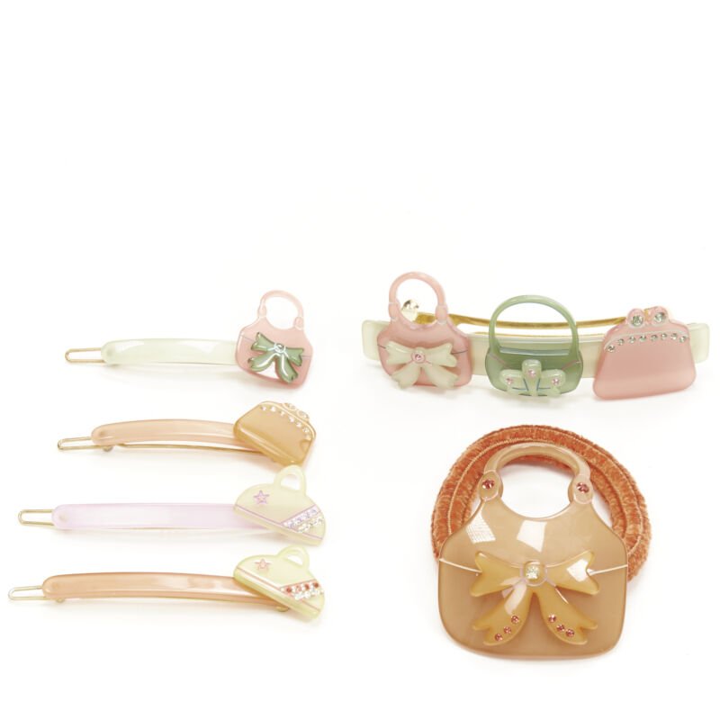 Unsigned / متعددة Bow Hair Clips