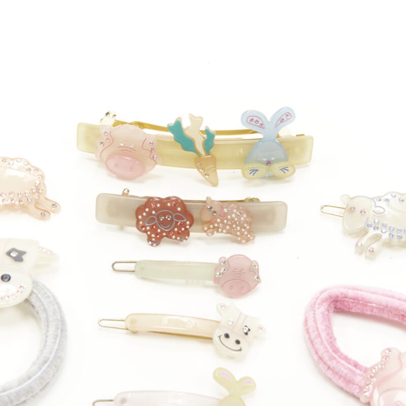 Unsigned / متعددة Farm Hair Clips - 4