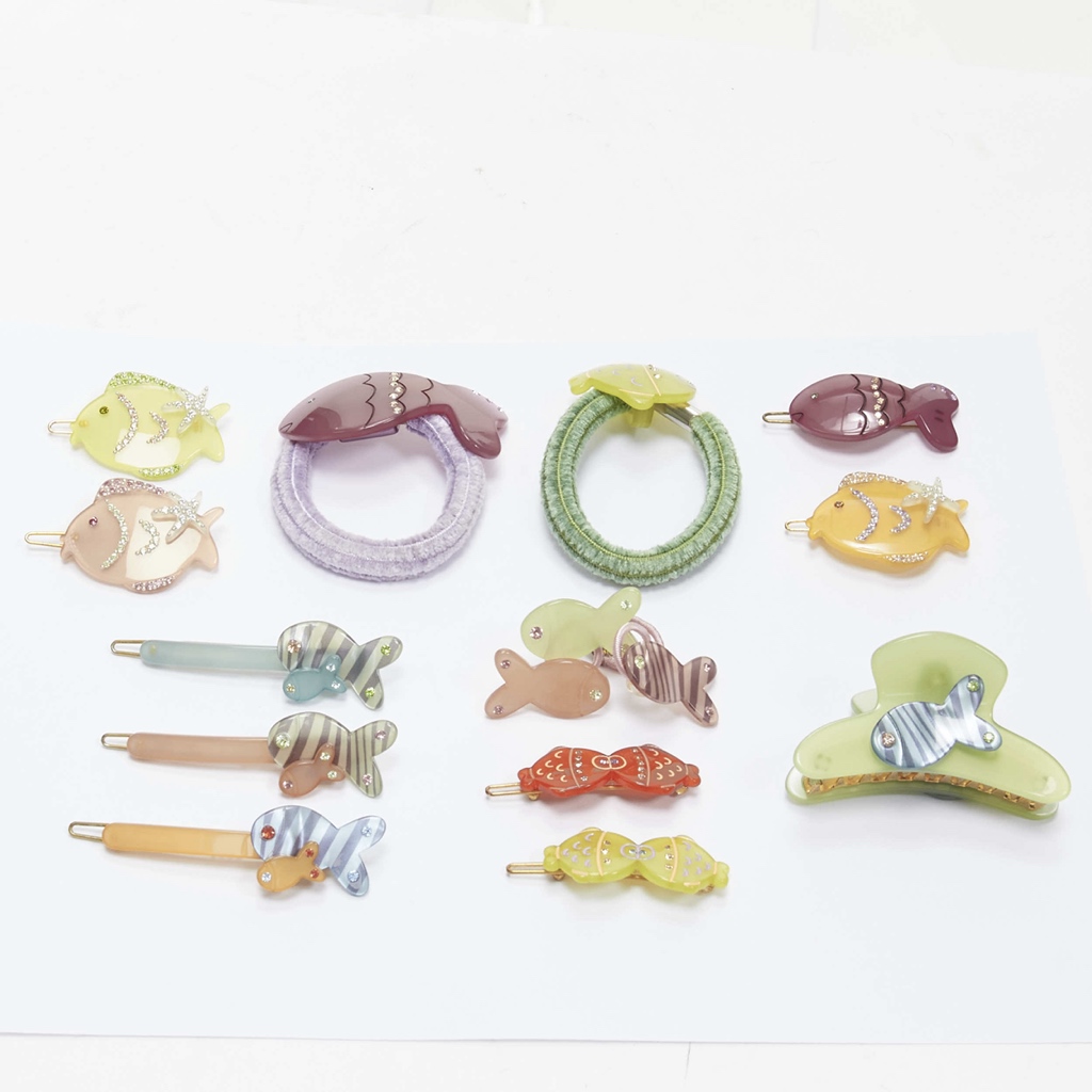 Unsigned / متعددة Fish Hair Clips - Detail 1