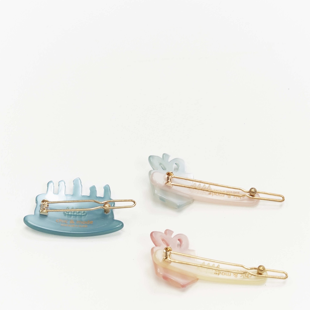 Unsigned / متعددة Cake Hair Clips - 4