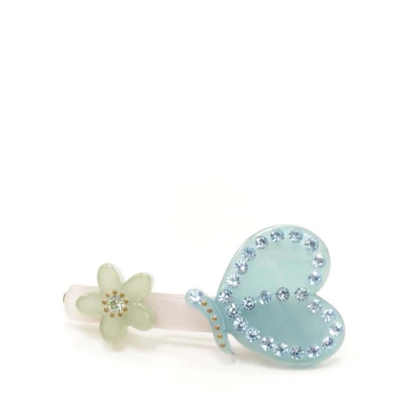 Unsigned / متعددة Floral Hair Clips - Side view