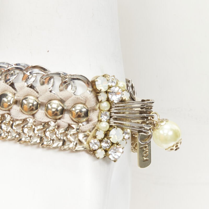 Rada Rhinestone Jewel Bracelet - 4