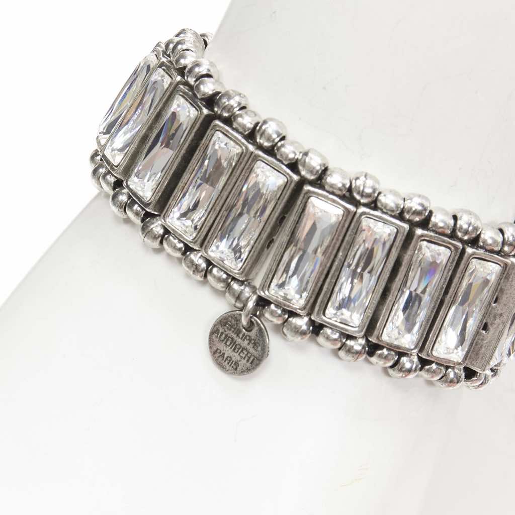 Philippe Audibert Antique Silver Bead Bracelet - Back view