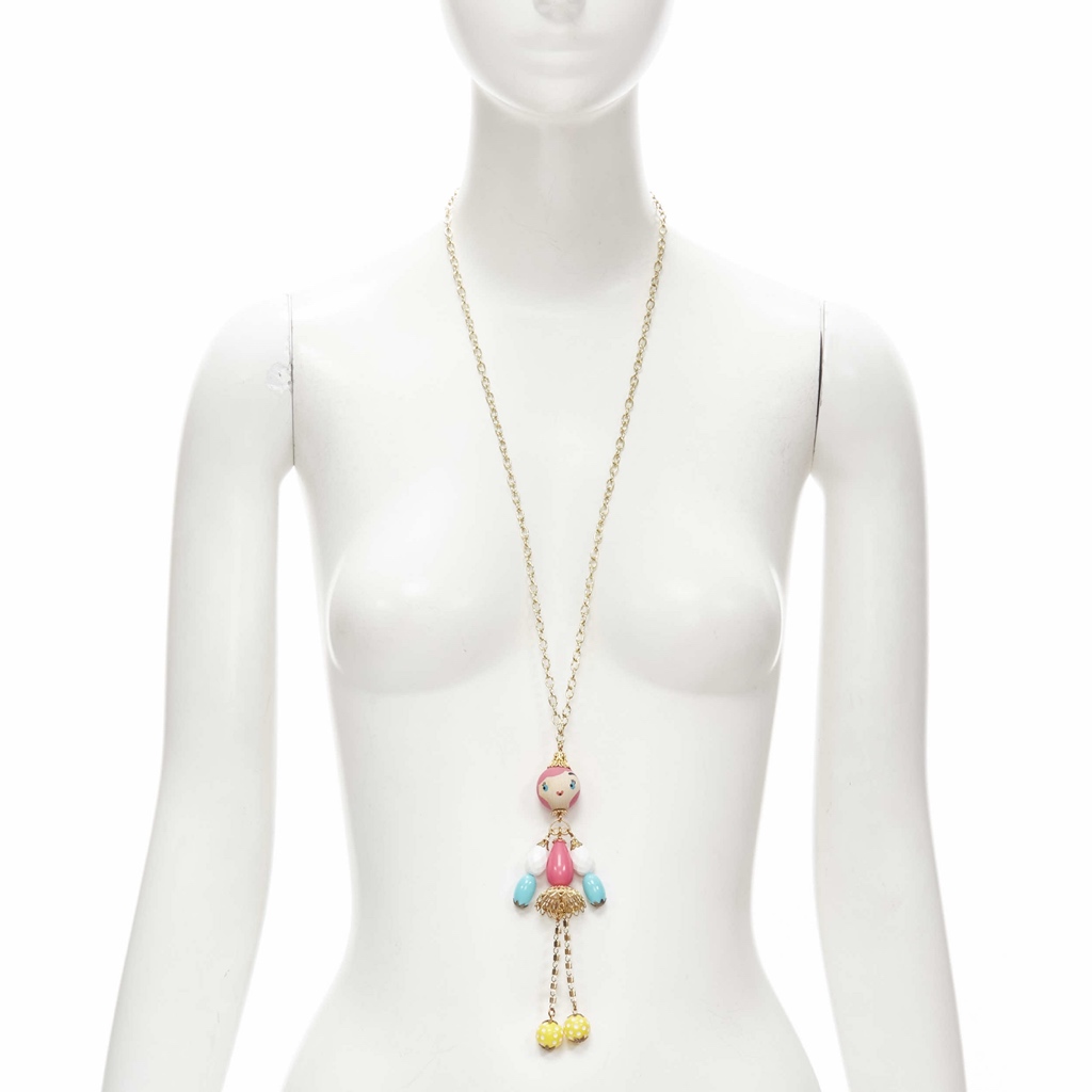 Unsigned / متعددة Puppet Charm Necklace