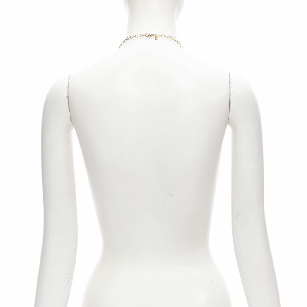 Unsigned / متعددة Puppet Charm Necklace - Side view