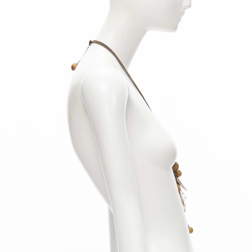 Mimco Acrylic Wood Necklace - 4