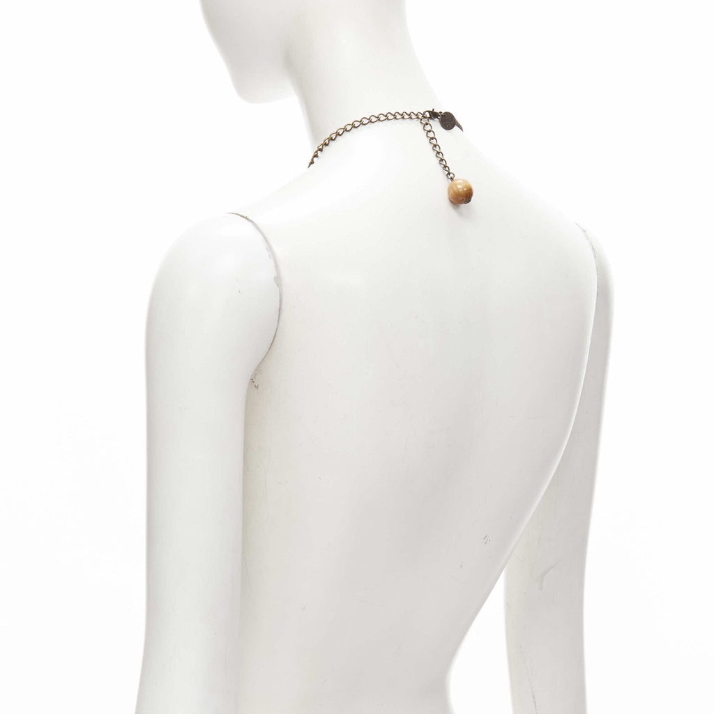 Mimco Acrylic Wood Necklace - Detail 1