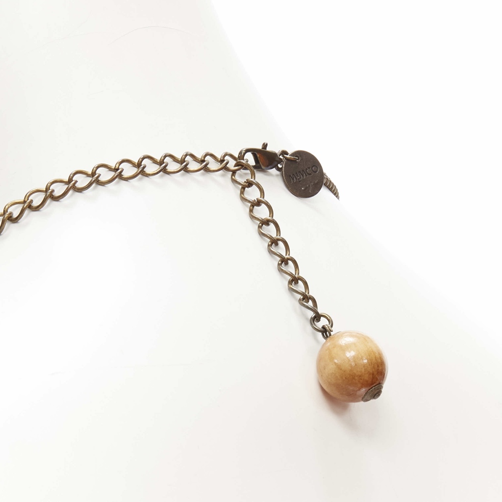 Mimco Acrylic Wood Necklace - Detail 2