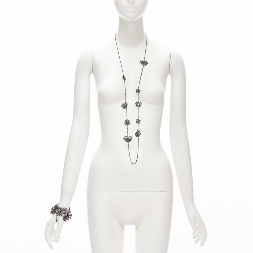 Unsigned / متعددة Spider Coin Necklace - Image 6