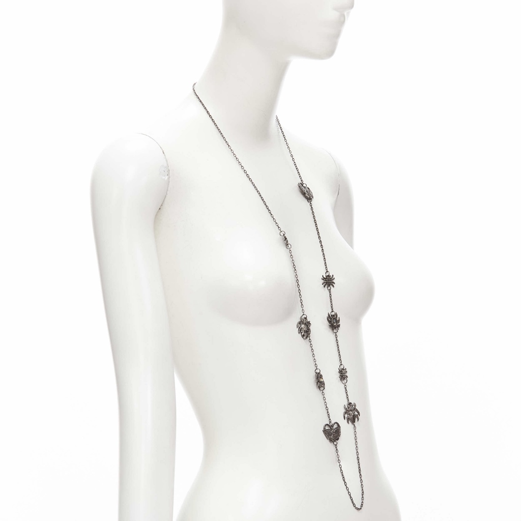 Unsigned / متعددة Spider Coin Necklace - 4