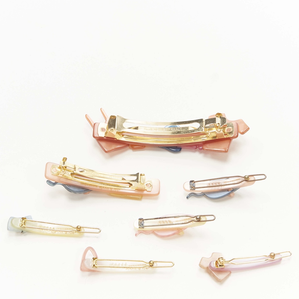 Unsigned / متعددة Pastel Acrylic Clips - 4