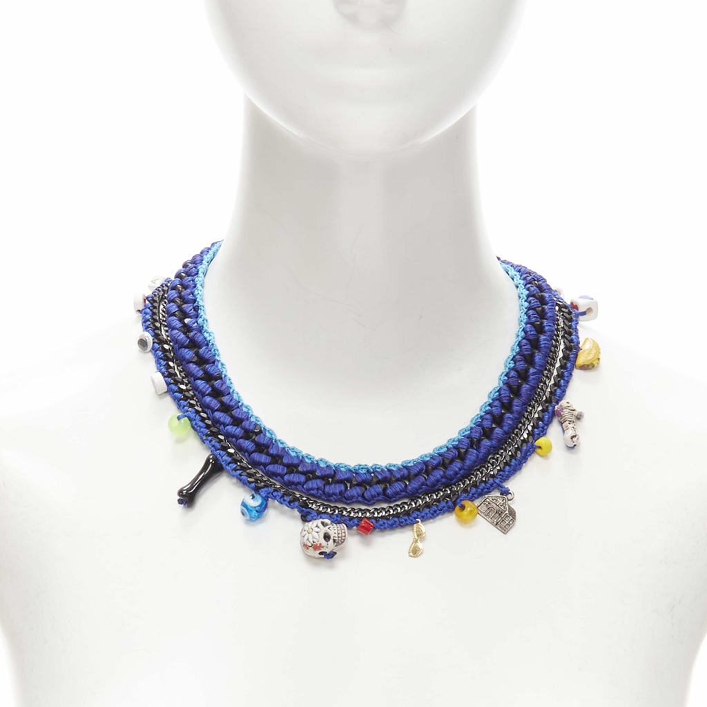 Venessa Arizaga Charm Skull Necklace