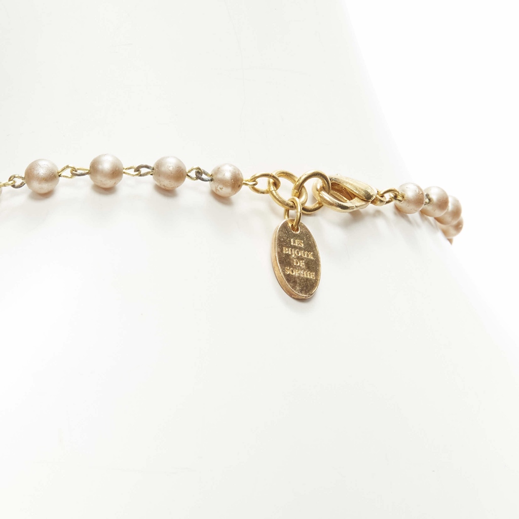 Unsigned / متعددة Statue Pearl Necklace - Detail 1