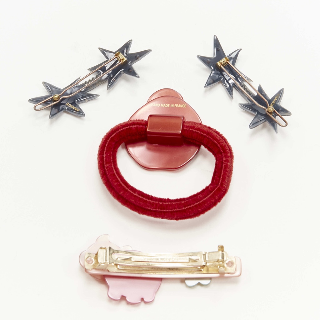 Unsigned / متعددة Ladybug Hair Clips - 4