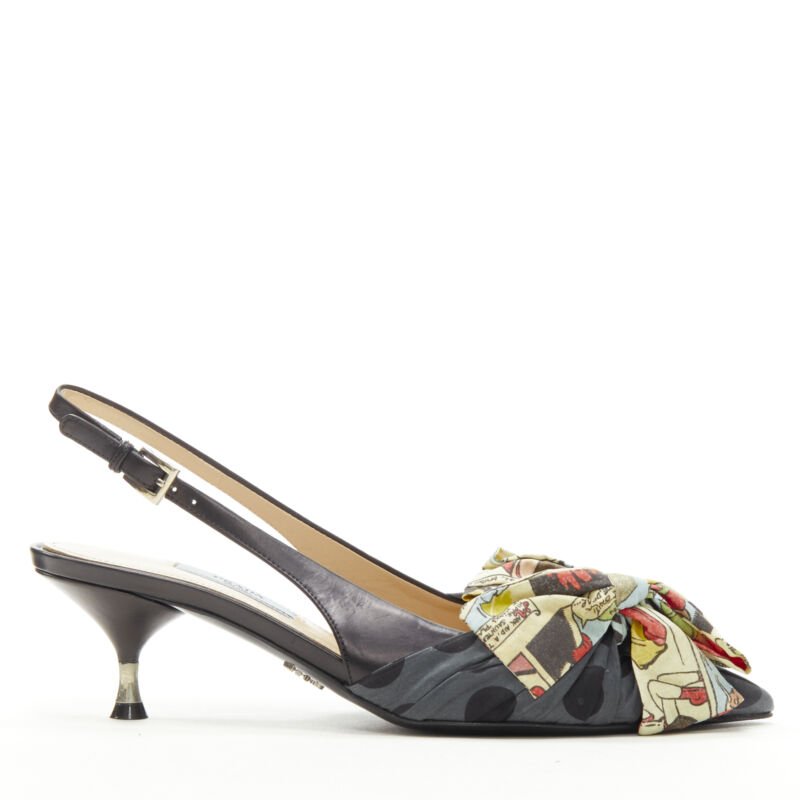 Prada Comic Print Pumps