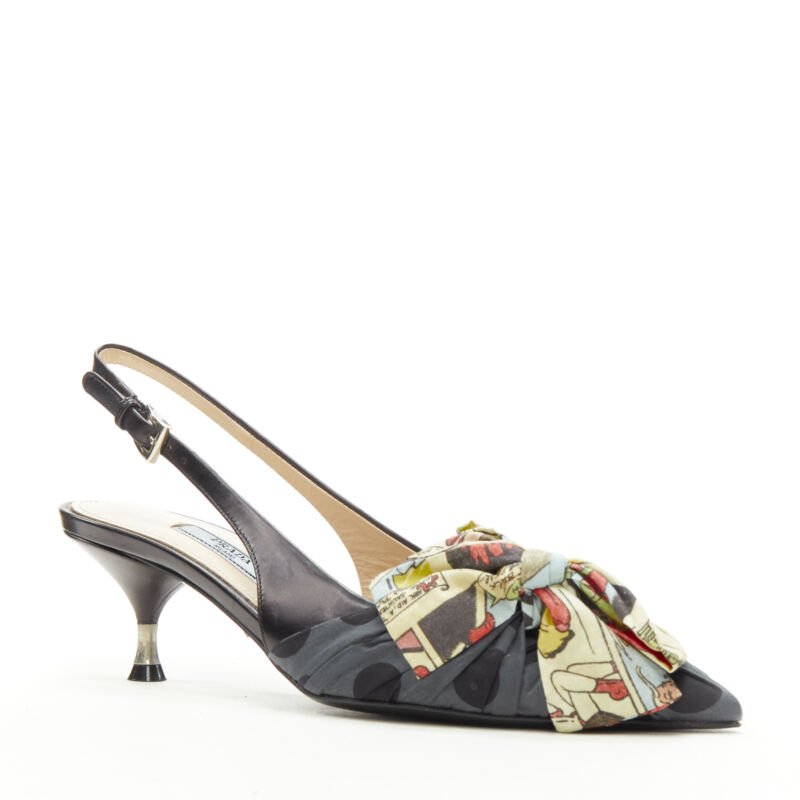 Prada Comic Print Pumps - Image 6