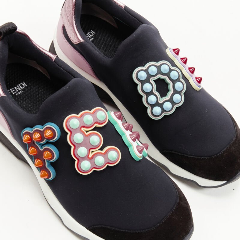 Fendi Fun Fair Sneakers - Back view