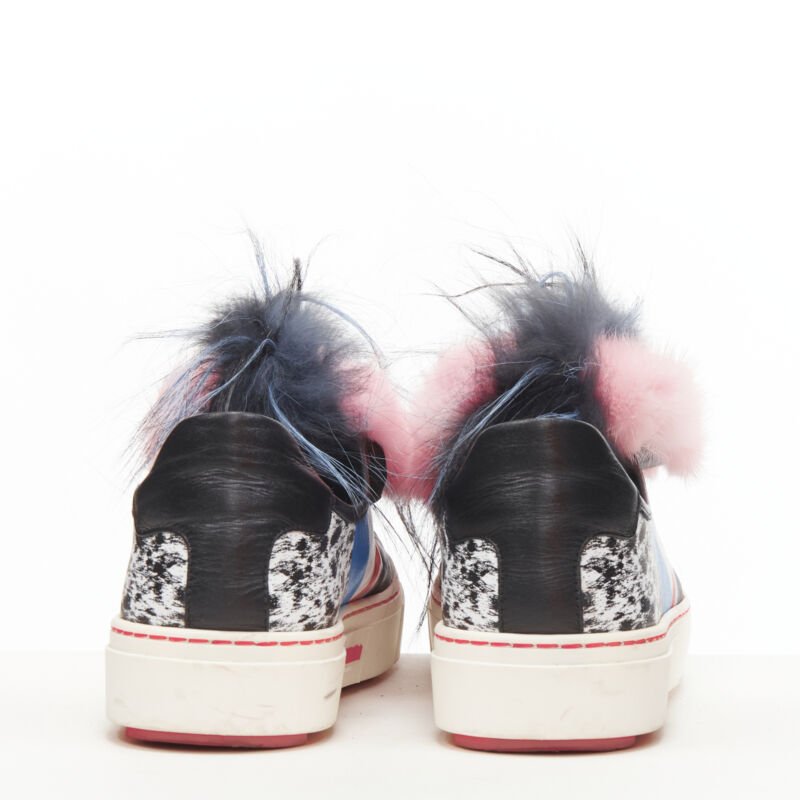 Fendi Pink Mohawk Sneakers - Side view