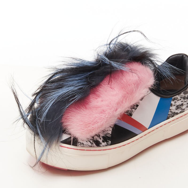 Fendi Pink Mohawk Sneakers - Detail 2