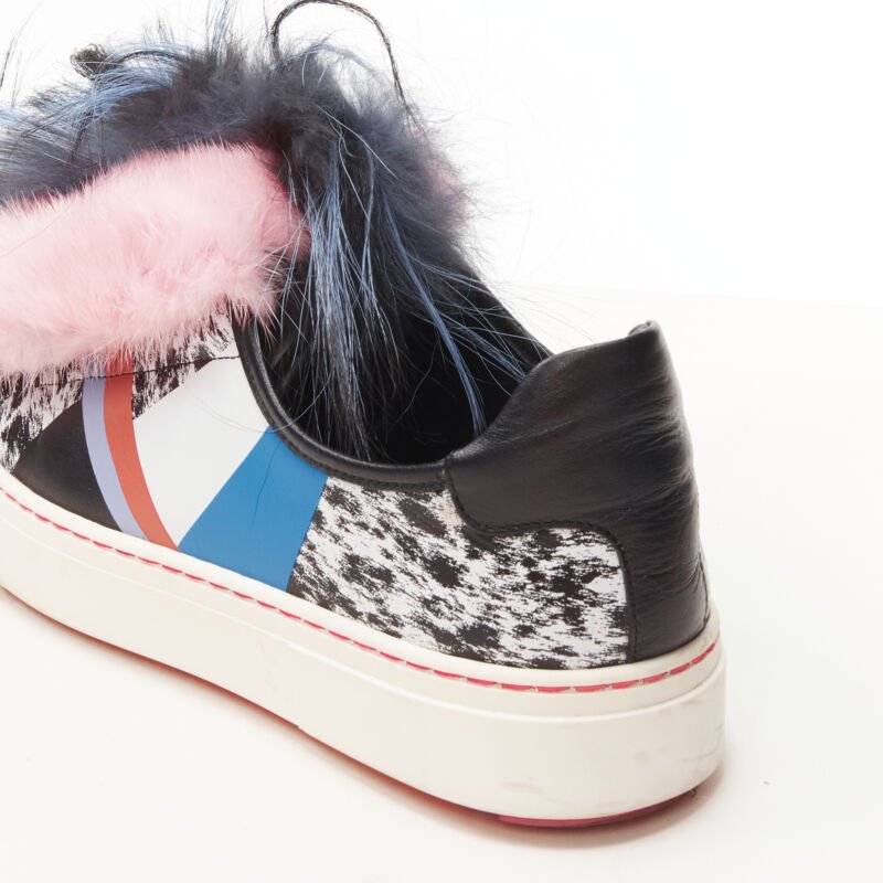 Fendi Pink Mohawk Sneakers - Image 10
