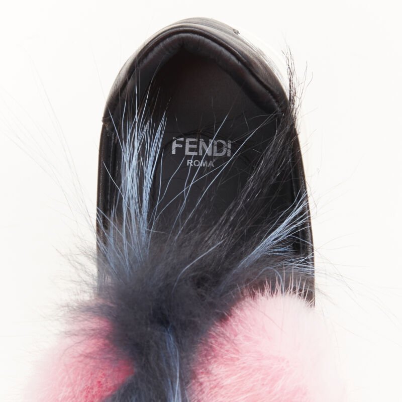 Fendi Pink Mohawk Sneakers - Image 12
