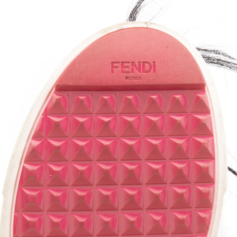Fendi Pink Mohawk Sneakers - Image 13