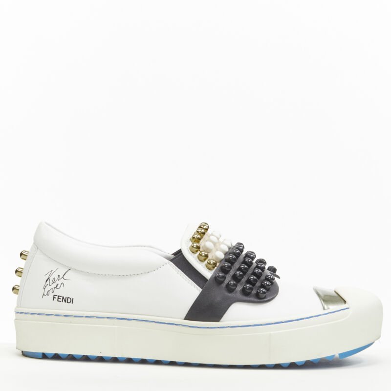 Fendi Karlito Skate Sneakers - Back view