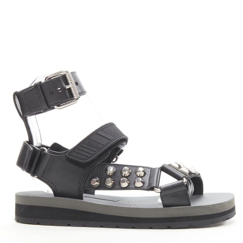 Prada Punk Gladiator Sandals