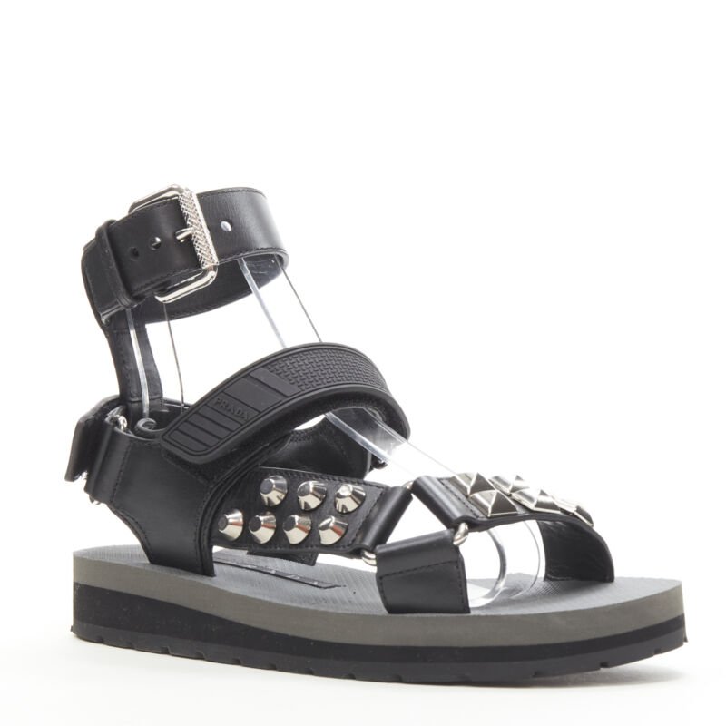 Prada Punk Gladiator Sandals - Back view