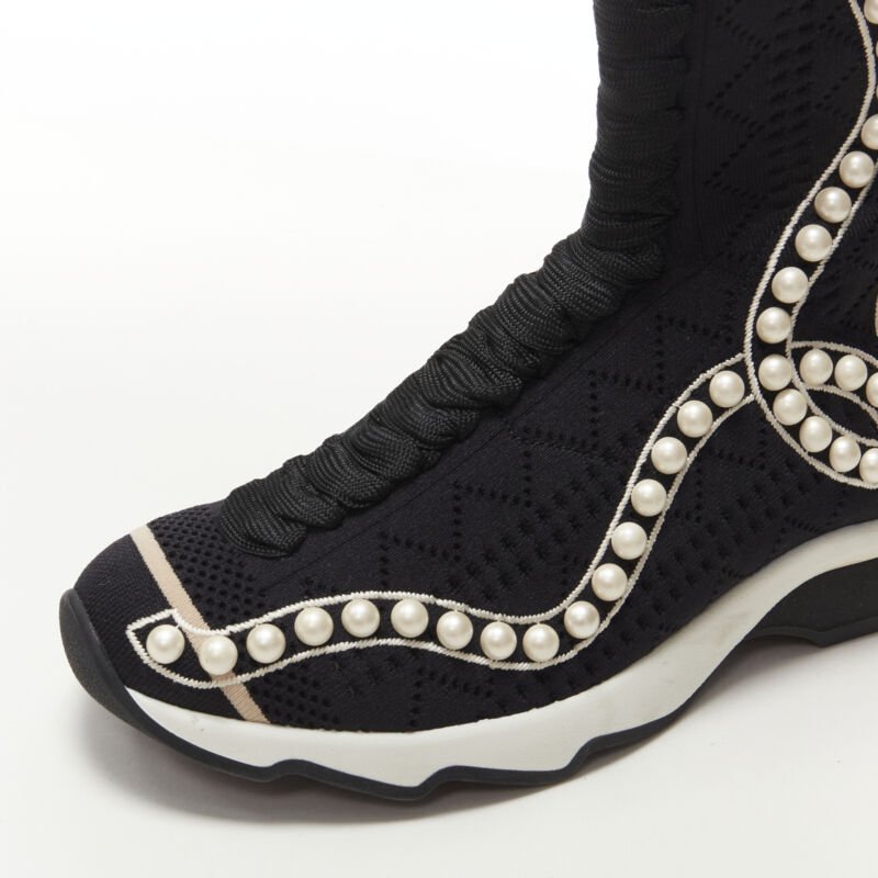 Fendi Pearl Sock Sneakers - Detail 2
