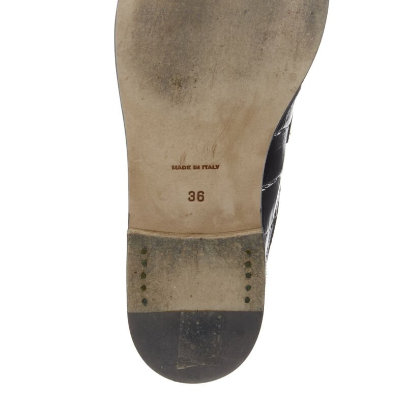 Loewe Green Suede Platform Boots - Image 13