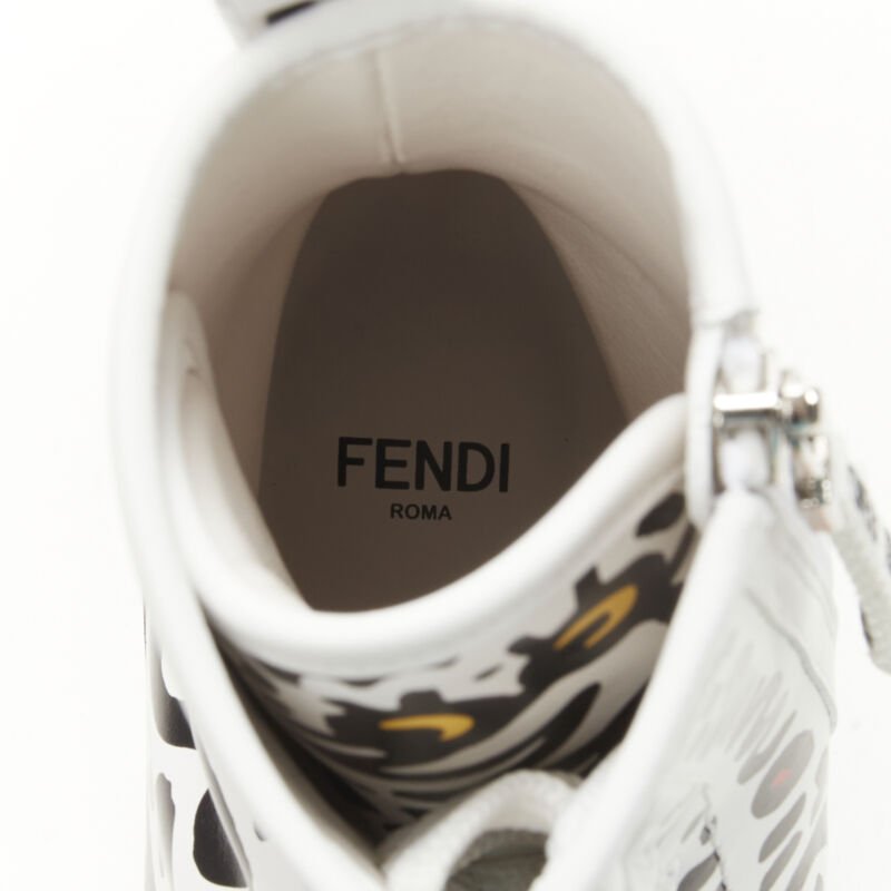 Fendi Purple Zip Ankle Boots - Image 12