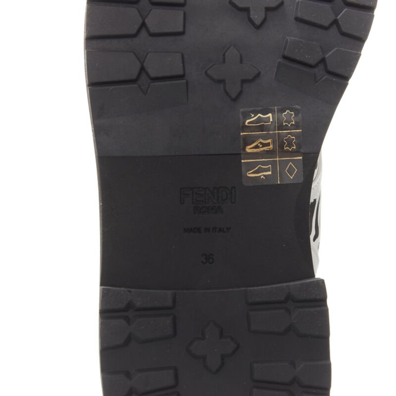 Fendi Purple Zip Ankle Boots - Image 13